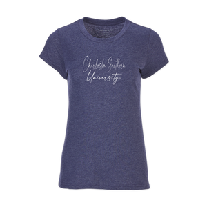 Ladies Triblend Tee, Navy Heather (F24)
