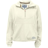 Vintage Terry 1/4 Zip Pullover | Cream