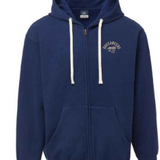 Vintage Fleece Full Zip | Vintage Blue