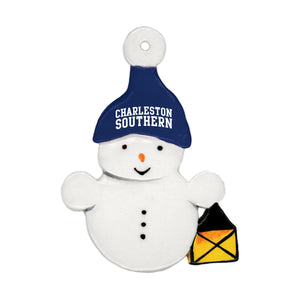 Night Watch Snowman Ornament, Navy