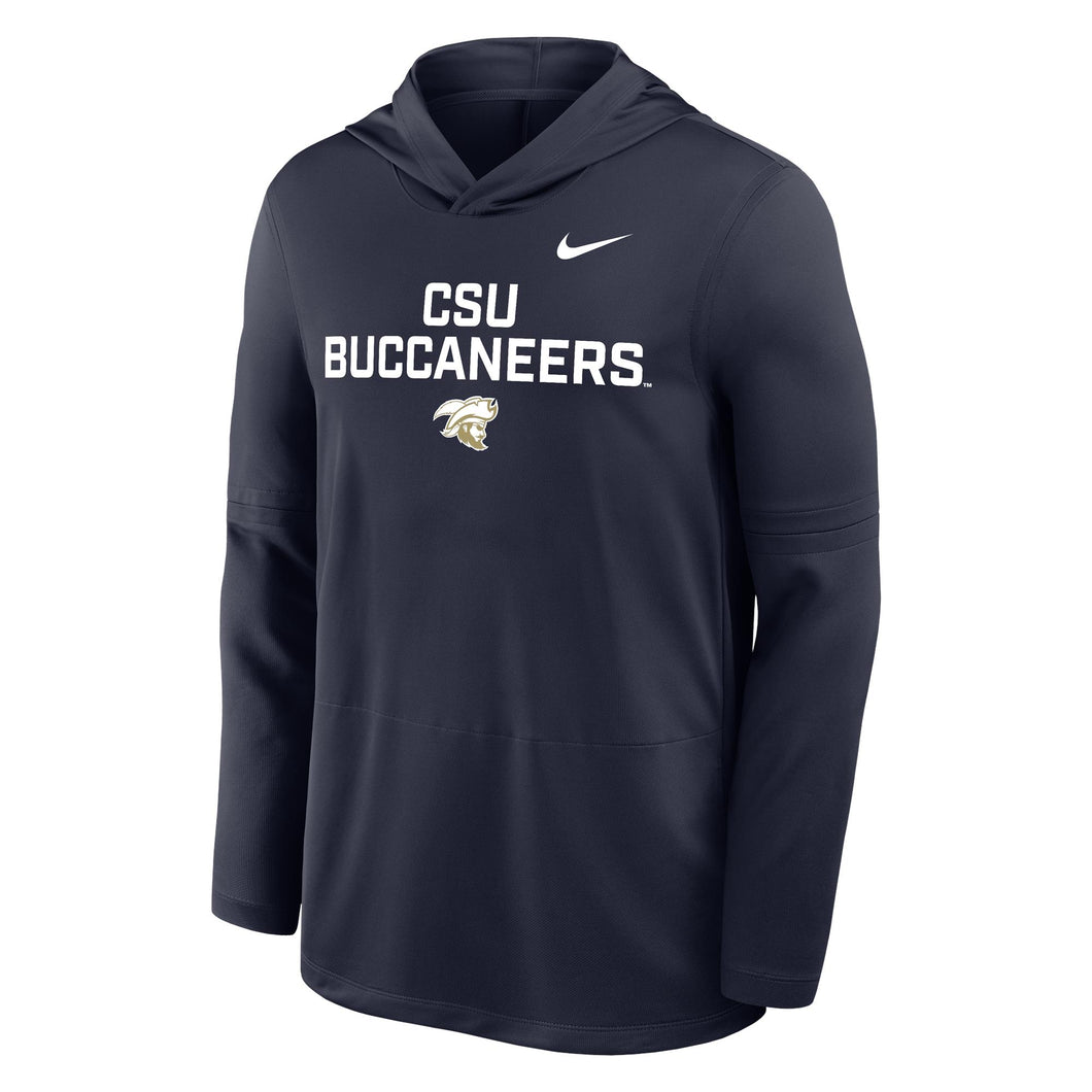 Men's Nike Dri Fit Lightweight Hoodie Top, Navy
