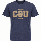 Big Block Tee | Dad | Navy Heather