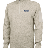 Men's Heather Fleece 1/4 Zip Pullover | Oatmeal