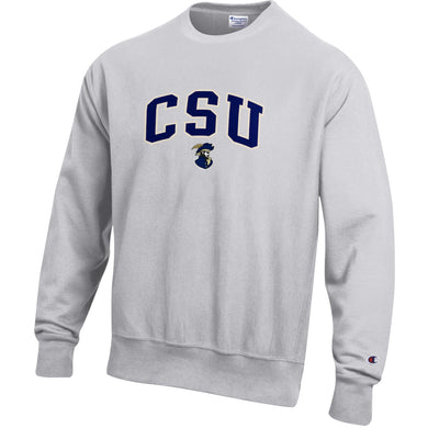Reverse Weave Crew | Silver Grey