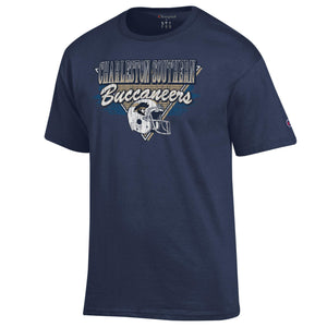Retro Football Tee | Navy