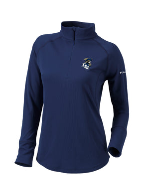 Columbia Women's Flop Shot 1/4 Zip, Collegiate Navy
