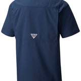 COLUMBIA Slack Tide Short Sleeve Button Down | Navy