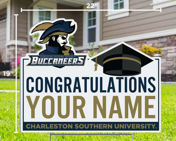 Custom Graduation Yard Sign, Congratulations Name