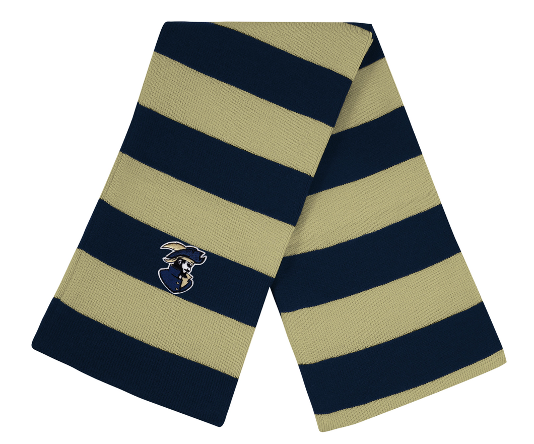 Niagara Rugby Striped Knit Scarf, NVYVEG