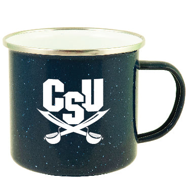 16oz Speckled Fireside Camp Mug, Navy