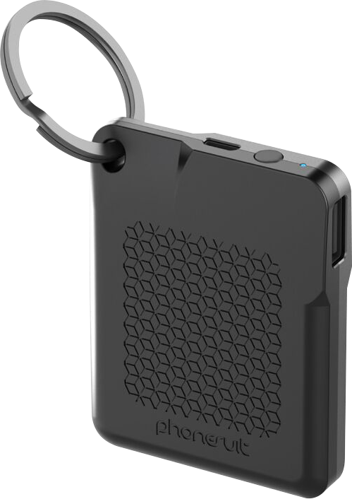 DISC Flexcard Keychain Pocket Charger 2600, Black