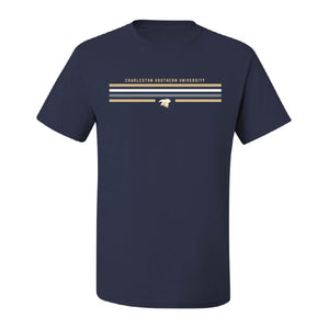 Blended Tee w/Laredo Design, Navy